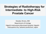 Strategies of Radiotherapy for Intermediate- to High