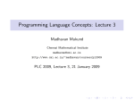 Lecture 3 - Chennai Mathematical Institute