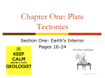 Chapter One: Plate Tectonics