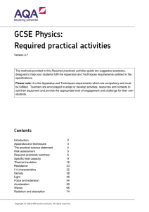GCSE Physics required practicals v3.7