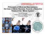 Philosophy of Mind and Neuroscience: the Case of Mirror Neurons