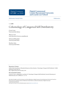 Cohomology of Categorical Self-Distributivity