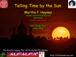 Telling Time by the Sun - Cornell Astronomy