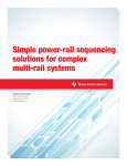 Simple power rail sequencing solutions for complex multi