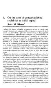 3. On the costs of conceptualizing social ties as