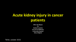 Acute kidney injury in cancer patients