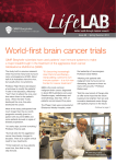 World-first brain cancer trials