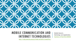 Mobile Communication and Internet Technologies