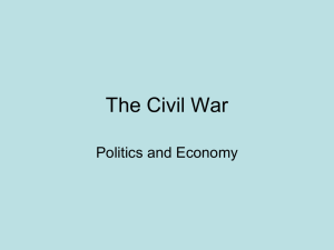 american history civil war politics