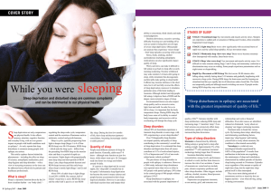 While you were sleeping - Epilepsy Action Australia