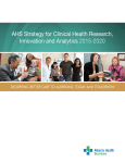 AHS Strategy for Clinical Health Research, Innovation and Analytics