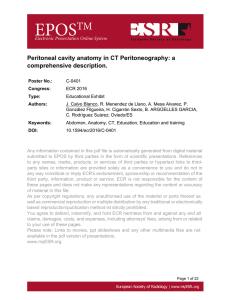 Peritoneal cavity anatomy in CT Peritoneography: a comprehensive