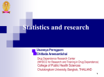 Statistics and research