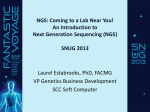 NGS: Coming to a lab near you!