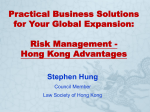 Risk Management by Hong Kong Advantages