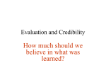 Classifier evaluation methods