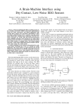 A Brain-Machine Interface using Dry-Contact, Low