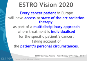 ESTRO Vision 2020 - European CanCer Organisation