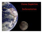 Ozone Depletion Deforestation