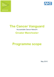 The Cancer Vanguard Programme scope