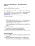 PREMATRICULATION INSTRUCTIONAL OBJECTIVES FOR