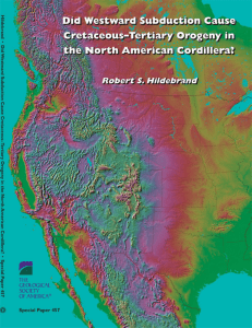 Did westward subduction cause Cretaceous