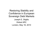 Restoring Stability and Confidence in European Sovereign Debt