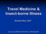 Arthropod Vector-borne Disease - Travel and Emergency Medicine