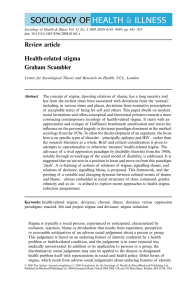 Health-related stigma - Wiley Online Library