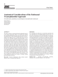 Anatomical Considerations of the Endonasal Transsphenoidal