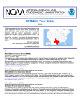 NOAA In Your State Texas “NOAA`s work touches the daily lives of