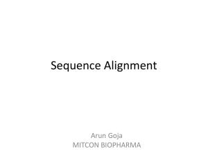 Bioinformatics Sequencing