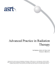Advanced Practice in Radiation Therapy