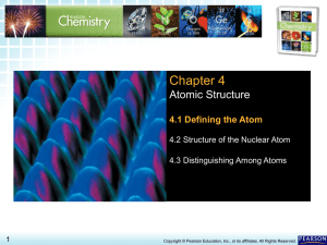 4.1 Defining the Atom