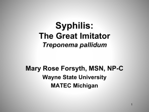 Syphilis Module