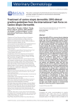 Treatment of canine atopic dermatitis: 2010 clinical practice