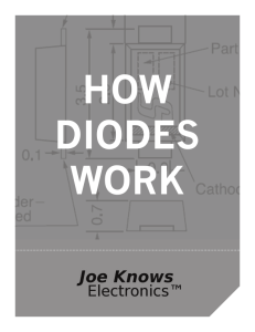 how diodes work - Wiki - Joe Knows Electronics