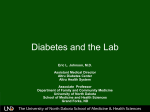 Dr. Eric Johnson – Updates in diabetes testing - ascls-nd