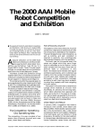 The 2000 AAAI Mobile Robot Competition and Exhibition