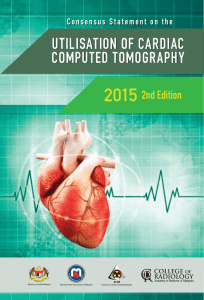 UTILISATION OF CARDIAC COMPUTED TOMOGRAPHY