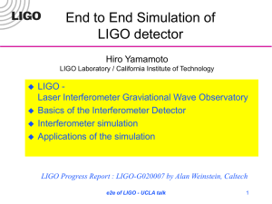 M.Evans - LIGO