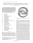 Optimal design of switched reluctance motors