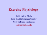 Exercise - LSU School of Medicine