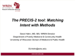 PRECIS-2 - UW Department of Family Medicine