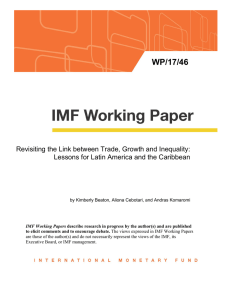 Revisiting the Link between Trade, Growth and Inequality