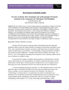 Word - Review of Disability Studies: An International Journal