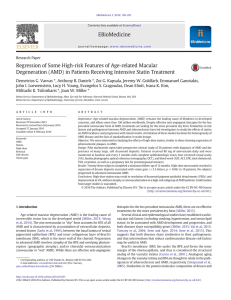 Regression of Some High-risk Features of Age