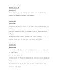 List of Theorems, Postulates and Definitons 1