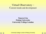 Virtual Observatory Current trends and development - China-VO