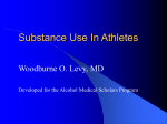 Substance Abuse In Athletes - Alcohol Medical Scholars Program